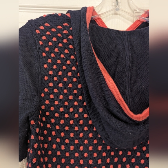 Charter Club Hooded Cable Knit Sweater pullover Hoodie Popcorn Texture Size XS - Picture 9 of 10